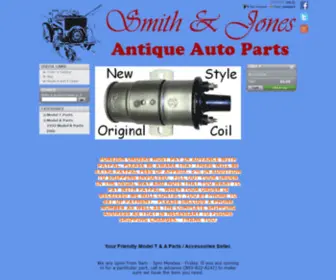 SNjparts.com(Quality Model T Parts 1909) Screenshot