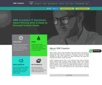 SNKcreation.com(Digital Marketing Company) Screenshot