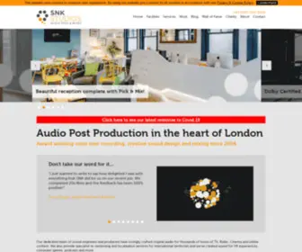 SNKstudios.co.uk(Audio Post Production & Voice Over Studio) Screenshot