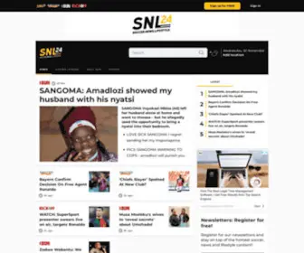 SNL24.com(Soccer, news and lifestyle from Soccer Laduma, KickOff and Daily Sun) Screenshot