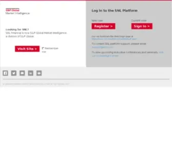 SNL.com(Business Intelligence Services) Screenshot