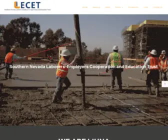 Snlecet.com(Southern Nevada Laborers Union) Screenshot