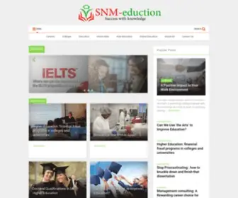 Snm-Education Success with knowledge
