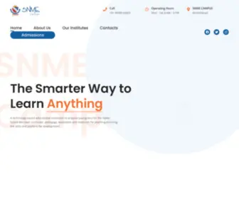 Snmecampus.com(SNME Campus) Screenshot