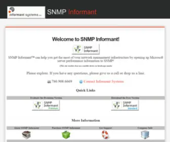 SNMP-Informant.com(SNMP Informant) Screenshot