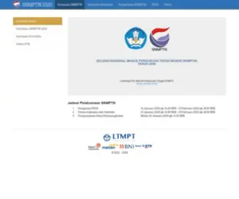SNMPTN.ac.id(SNMPTN 2020) Screenshot