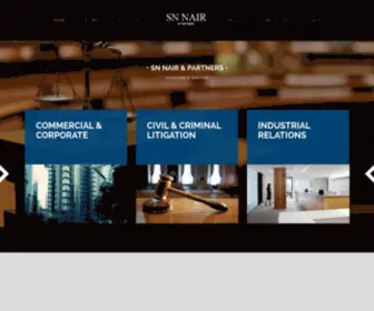 Snnair.com.my(SN Nair & Partners Law Firm Malaysia) Screenshot