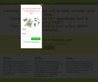 Snnap.com(Snnap Safelist) Screenshot