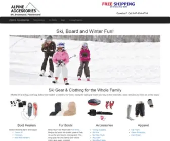 Sno-Ski.com(Legacy Site of Alpine Accessories) Screenshot