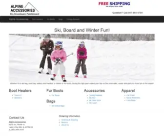 Sno-Ski.net(Legacy Site of Alpine Accessories) Screenshot