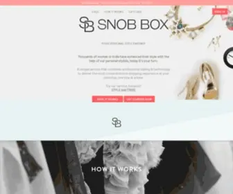 Snobbox.com(Your Own 24x7 Fashion Stylist) Screenshot