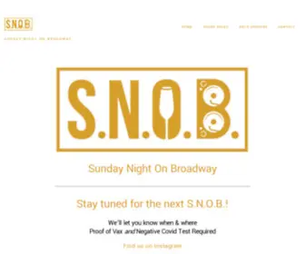 Snobbway.com(S.N.O.B) Screenshot