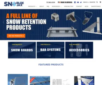 Snoblox-Snojax.com(Snow Guards) Screenshot