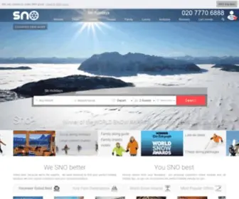 Sno.co.uk(SNO Holidays 2021/2022) Screenshot