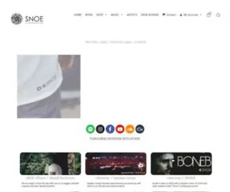 Snoemusic.com(Ice cold electronic music) Screenshot