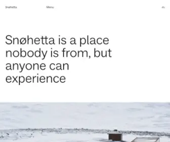 Snohetta.com(Snøhetta) Screenshot