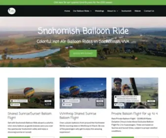 Snohomishballoonride.com(Snohomish Hot Air Balloon Rides) Screenshot