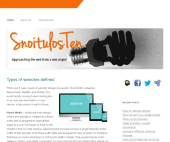 Snoitulosten.com(Snoitulos Ten) Screenshot