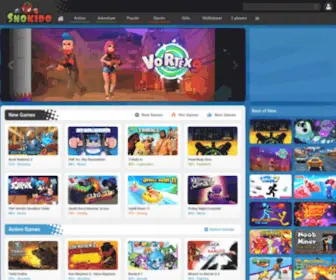Snokido.com(Play Free Online Games) Screenshot