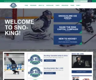 Snokinghockey.com(Sno-King Amateur Hockey Association) Screenshot