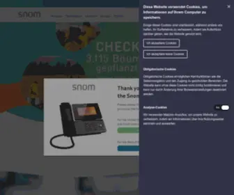 Snom.com(Snom Technology) Screenshot