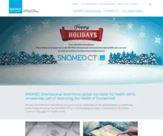Snomed.org(SNOMED International) Screenshot