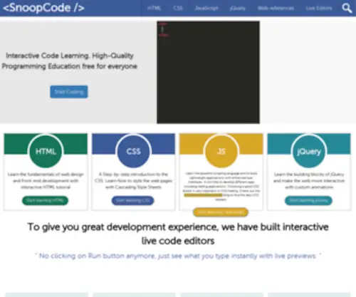 Snoopcode.com(Snoopcode) Screenshot