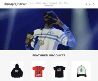 Snoopermarket.com(Snoop Dogg's Online Marketplace for all things Snoop + friends) Screenshot