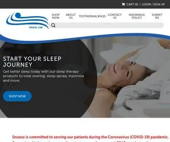 Snoosz.com(Shop Sleep Therapy Products) Screenshot