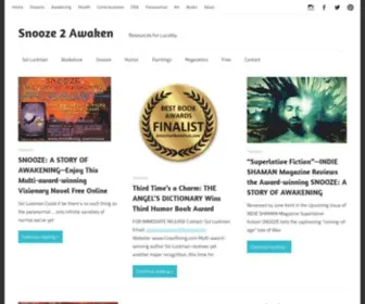 Snooze2Awaken.com(Resources for Lucidity) Screenshot