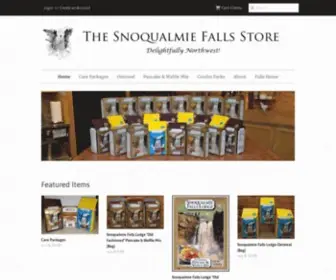 SnoqualmiefallsStore.com(The Snoqualmie Falls Store) Screenshot