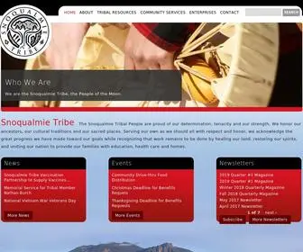 Snoqualmietribe.us(Snoqualmie Indian Tribe) Screenshot