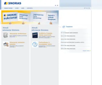 Snoras.com(Bankas SNORAS) Screenshot