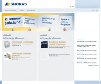 Snoras.lt(Google) Screenshot