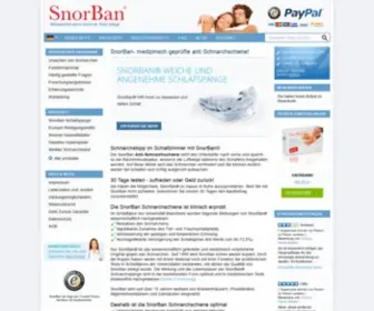 Snorban.de(Weiche und angenehme Anti) Screenshot