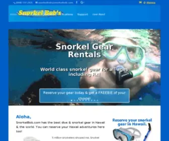 Snorkelbob.com(Snorkel Bob's) Screenshot