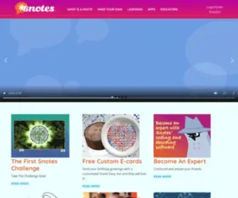 Snotes.com(Create Your Own Secret Message Birthday Cards) Screenshot