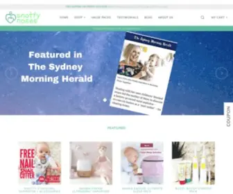 Snottynoses.com.au(Baby Health & Sleep Products) Screenshot