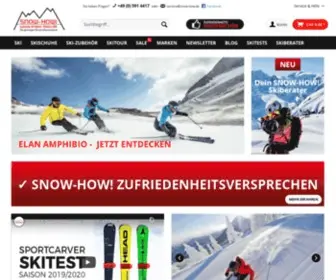 Snow-HOW24.ch(Die günstigen Ski aus Deutschland Die günstigen Ski aus Deutschland) Screenshot