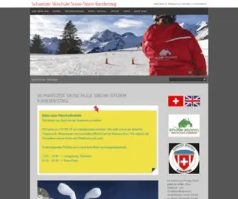 Snow-Storm.ch(Schweizer Skischule Kandersteg) Screenshot