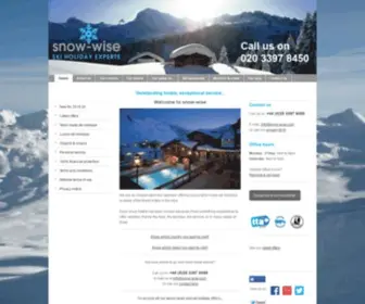 Snow-Wise.com(Luxury tailor) Screenshot