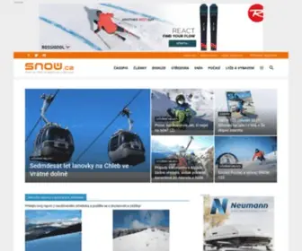 Snow.cz(Lyže a lyžování na portálu) Screenshot