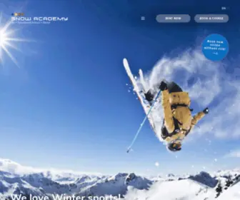 Snowacademy.com(Snowacademy Saalbach) Screenshot