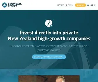 Snowballeffect.com.au(Snowball Effect) Screenshot