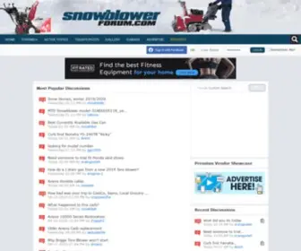 Snowblowerforum.com(Snowblower Forum) Screenshot