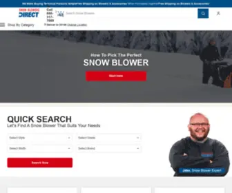Snowblowersdirect.com(Snow Blowers Direct) Screenshot