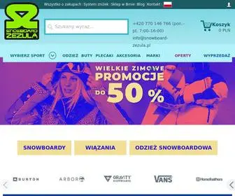 Snowboard-Zezula.pl(SNOWBOARD ZEZULA sklep internetowy) Screenshot