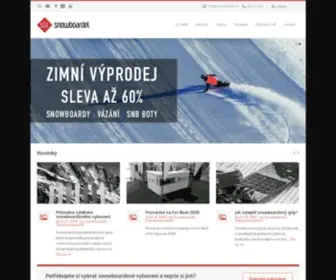 Snowboardel.cz(Snowboardel) Screenshot