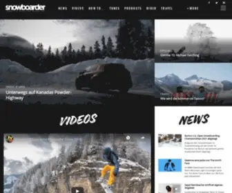 Snowboardermbm.de(Alle über Snowboarden) Screenshot