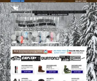 Snowboardjones.com(Snowboard Jones of Manchester) Screenshot